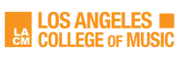 Los Angeles College of Music logo Los Angeles College of Music Logo